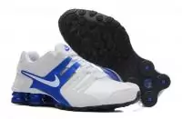 boutique chaussures nike shox current zoon sport white borland hommes